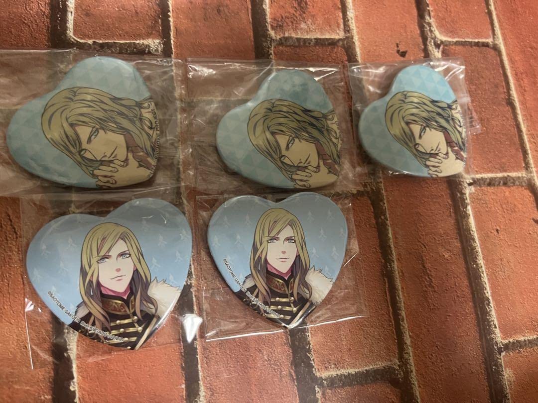 Amazon.co.jp: うたプリ キングダム ベジプリ ハート缶バッジ カミュ 5